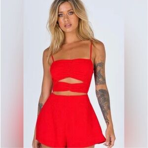 Princess Polly cut out romper